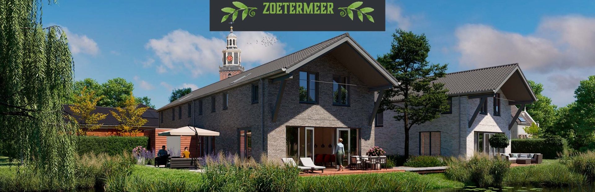 Website met woningzoeker, VR tour en drukwerk voor de start verkoop van Fittershof Zoetermeer