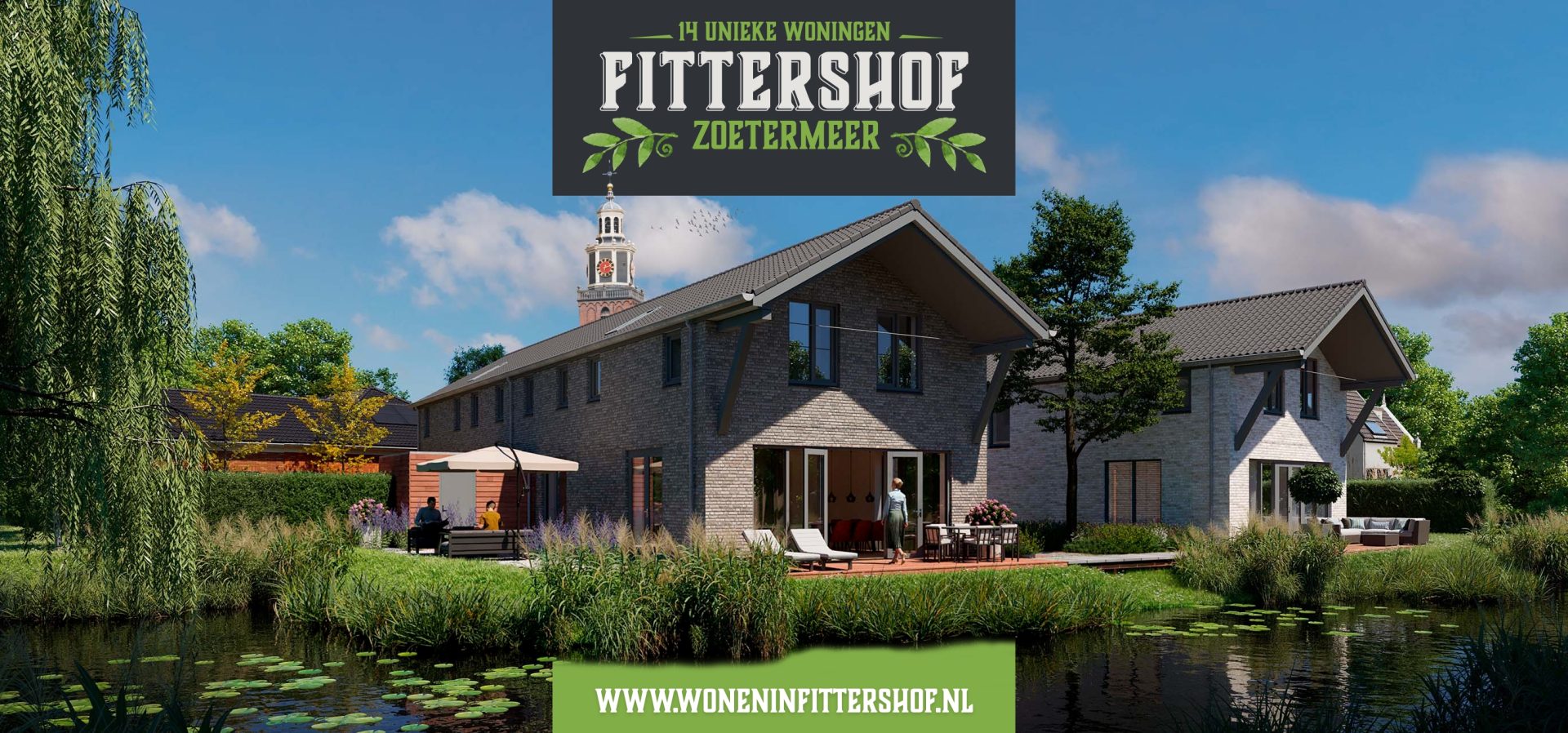 Website met woningzoeker, VR tour en drukwerk voor de start verkoop van Fittershof Zoetermeer uitgelichte afbeelding